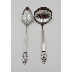 Oneidacraft Nordic Crown Deluxe Stainless Pierced/Slotted Serving & Gravy Ladle